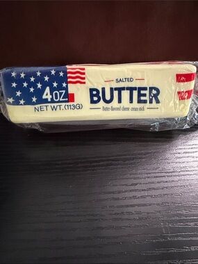 American Flag Squishing Butter